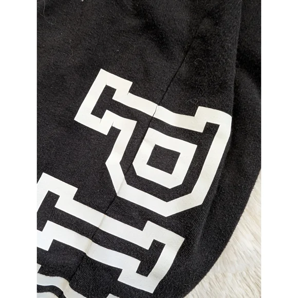 Victoria's Secret Pink Brand Black Jogger Sweatpants Elastic Waist Size Medium - Picture 5 of 10